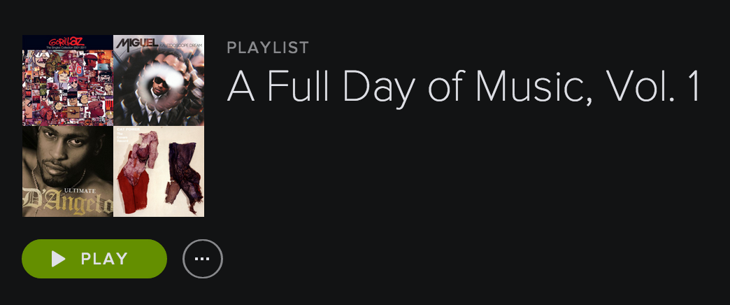 A Full Day of Music, Vol I